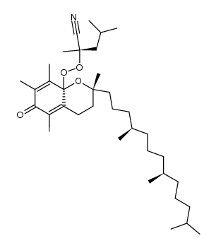 [8a(S),2'(S)]-8a-[(2,4-dimethyl-1-nitrilopent-2-yl)dioxy]tocopherone Structure