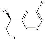 (2S)-2-AMINO-2-(5-CHLORO(3-PYRIDYL))ETHAN-1-OL结构式