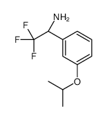 (1S)-2,2,2-trifluoro-1-(3-propan-2-yloxyphenyl)ethanamine Structure