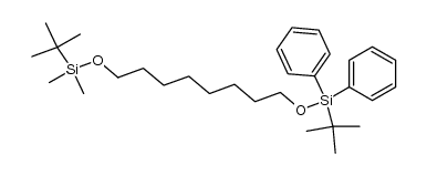 2,2,3,3,15,15-hexamethyl-14,14-diphenyl-4,13-dioxa-3,14-disilahexadecane Structure