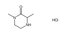 1,3-DIMETHYLPIPERAZIN-2-ONEHYDROCHLORIDE结构式