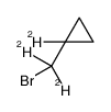 Cyclopropylmethyl bromide-d3结构式