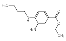 Ethyl 3-amino-4-(butylamino)benzoate结构式