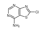 7-amino-2-chlorothiazolo[4,5-d]pyrimidine结构式
