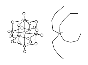 {W6O19CH3}{N(n-Bu)4} Structure