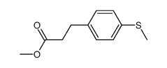 methyl 3-(4-(methylthio)phenyl)propanoate结构式