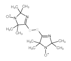 bis-(2,2,5,5-tetramethyl-3-imidazoline-1-oxyl-4-yl)disulfide结构式