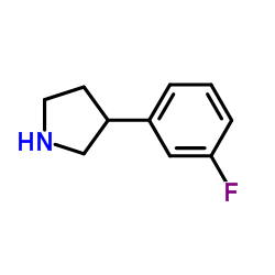 3-(3-Fluorophenyl)pyrrolidine structure