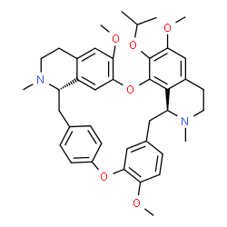 7-O-isopropyl fangchinoline structure