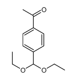 1-[4-(diethoxymethyl)phenyl]ethanone Structure