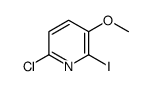 6-Chloro-2-iodo-3-methoxypyridine Structure