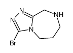 3-bromo-6,7,8,9-tetrahydro-5H-[1,2,4]triazolo[4,3-a][1,4]diazepine Structure