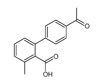 2-(4-acetylphenyl)-6-methylbenzoic acid结构式