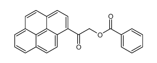 2-oxo-2-(pyren-3-yl)ethyl benzoate结构式