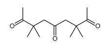 3,3,7,7-tetramethylnonane-2,5,8-trione Structure