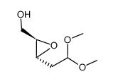 (2R,3R)-3-(2,2-Dimethoxyethyl)oxiranemethanol结构式