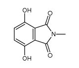 4,7-dihydroxy-2-methyl-2,3-dihydro-1-isoindoledione Structure
