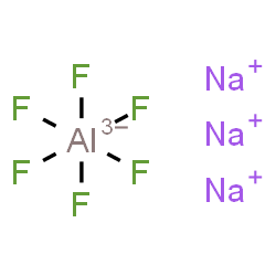 Aluminum sodium fluoride (1:1:4) structure