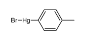 p-tolylquecksilber(II) bromide Structure