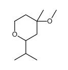 2H-Pyran,tetrahydro-4-methoxy-4-methyl-2-(1-methylethyl)-(9CI)结构式
