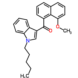 JWH 081 8-methoxynaphthyl isomer Structure