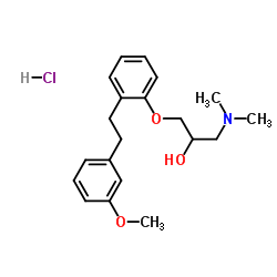1-(Dimethylamino)-3-(2-(3-methoxyphenethyl)phenoxy)propan-2-ol hydrochloride picture