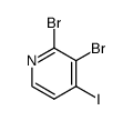 2,3-dibromo-4-iodopyridine Structure