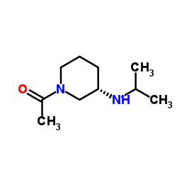 1-[(3S)-3-(Isopropylamino)-1-piperidinyl]ethanone Structure