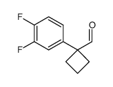1-(3,4-(difluoro)phenyl)cyclobutanecarbaldehyde Structure