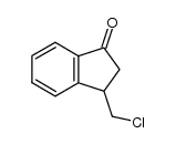 3-(chloromethyl)-2,3-dihydro-1H-inden-1-one Structure