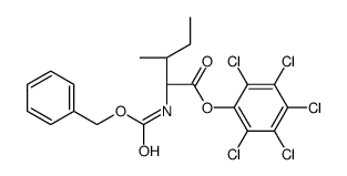 perchlorophenyl N-(benzyloxycarbonyl)-L-isoleucinate Structure