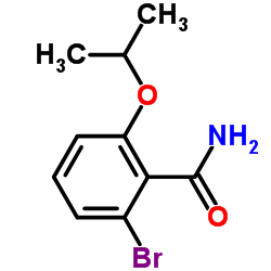 2-Bromo-6-isopropoxybenzamide结构式