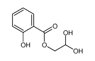 2,2-dihydroxyethyl 2-hydroxybenzoate Structure