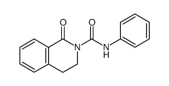 1-oxo-3,4-dihydro-1H-isoquinoline-2-carboxylic acid phenylamide Structure