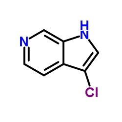 3-Chloro-1H-pyrrolo[2,3-c]pyridine结构式