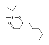 3-[tert-butyl(dimethyl)silyl]oxyoctanal结构式