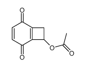 (2,5-dioxo-7-bicyclo[4.2.0]octa-1(6),3-dienyl) acetate Structure