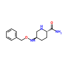 (2S,5R)-5-((苄氧基)氨基)哌啶-2-甲酰胺结构式