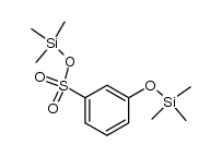 m-trimethylsiloxybenzenesulfonate de trimethylsilyle Structure