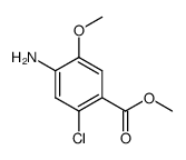 methyl 4-amino-2-chloro-5-methoxybenzoate Structure