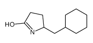 5-(cyclohexylmethyl)pyrrolidin-2-one结构式