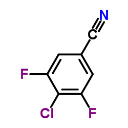 4-Chloro-3,5-difluorobenzonitrile structure