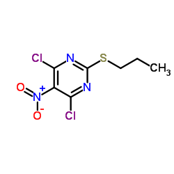 4,6-Dichloro-5-nitro-2-(propylsulfanyl)pyrimidine picture