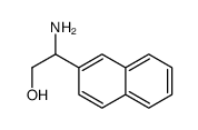 2-氨基-2-(2-萘)乙醇结构式