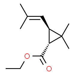 ethyl chrysanthemate结构式