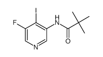 N-(5-Fluoro-4-Iodo-Pyridin-3-Yl)-2,2-Dimethyl-Propionamide Structure