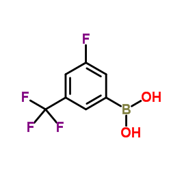 3-Fluoro-5-trifluoromethylphenylboronic acid Structure