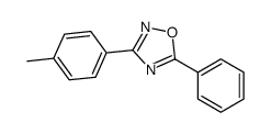 3-(4-methylphenyl)-5-phenyl-1,2,4-oxadiazole结构式