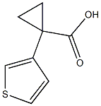 1-(thiophen-3-yl)cyclopropanecarboxylic acid Structure