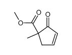 3-Cyclopentene-1-carboxylicacid,1-methyl-2-oxo-,methylester(9CI) structure